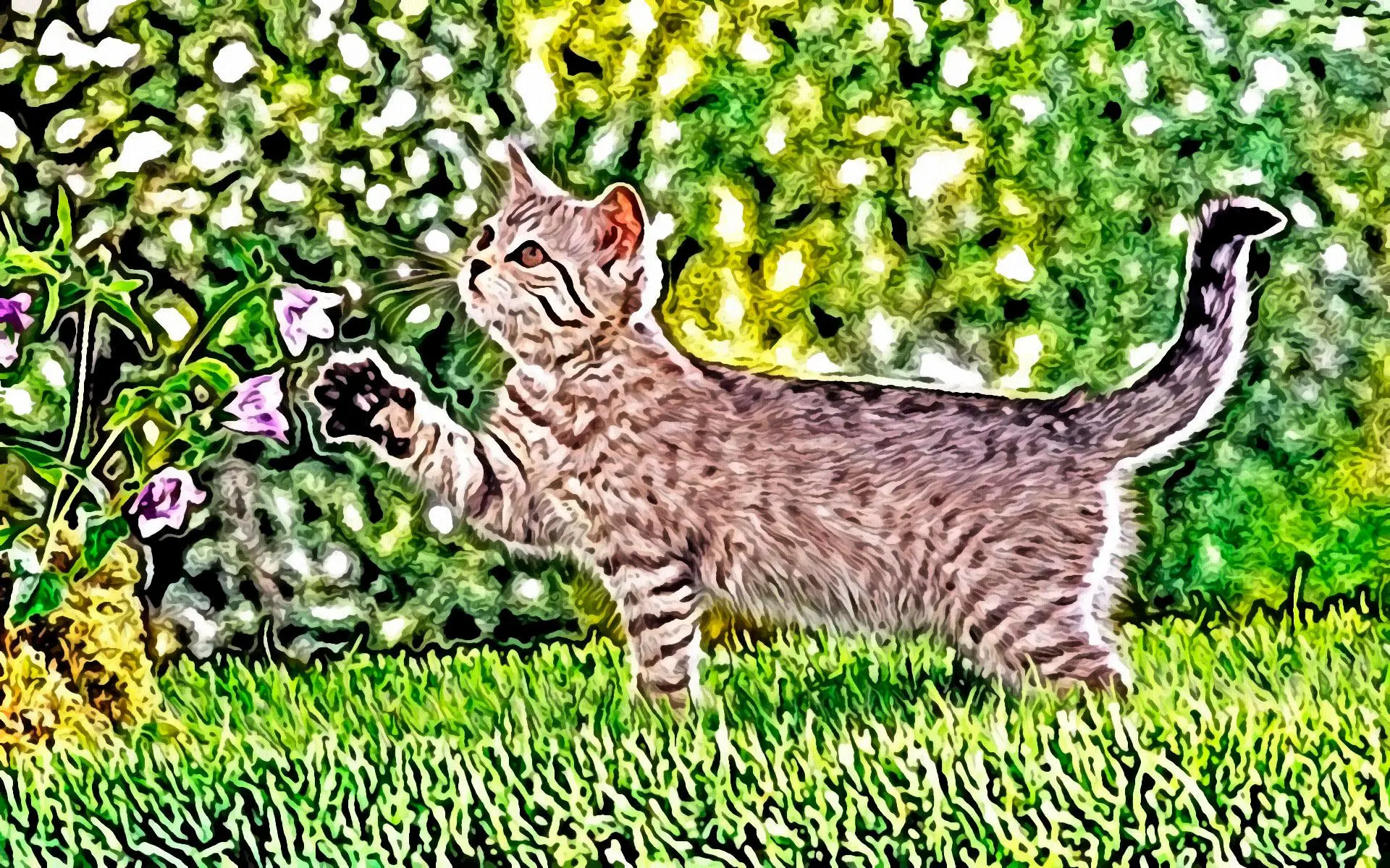 写真をデジタル水彩画の傑作に変換。..