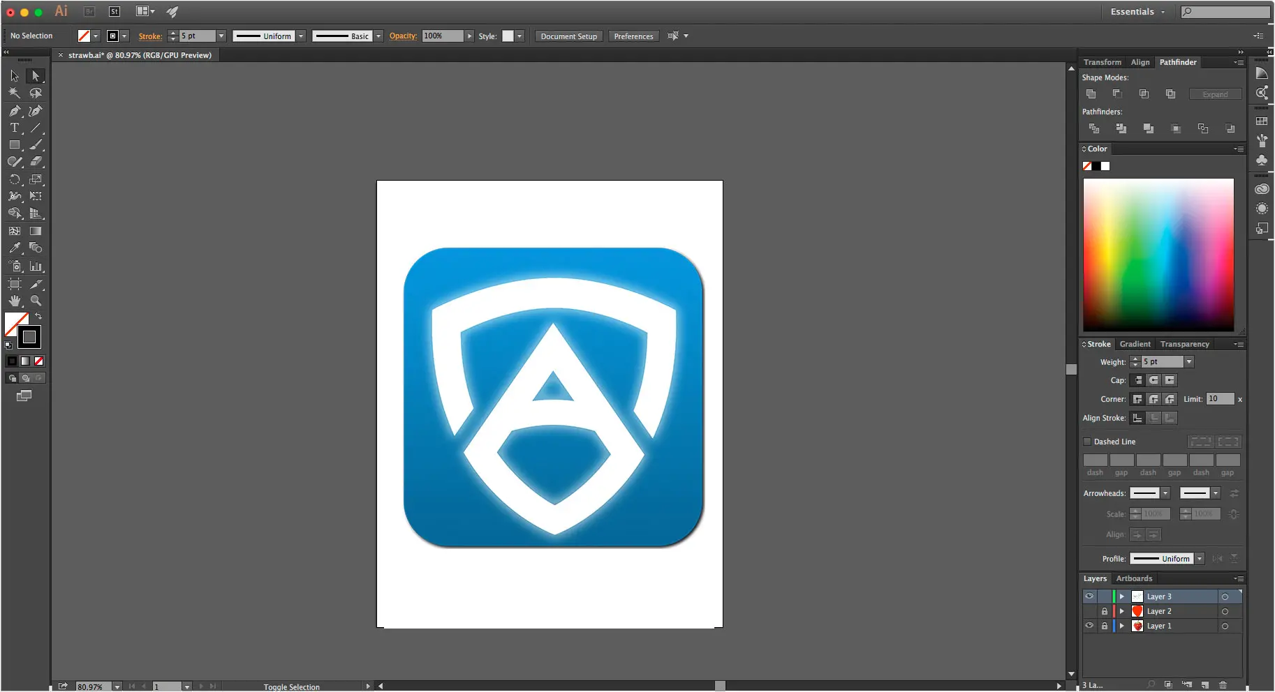 Adobe Illustrator：アイコン作成..
