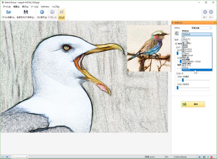 SoftOrbits Sketch Drawer - スクリーンショット. SoftOrbits Sketch Drawer - スクリーンショット.