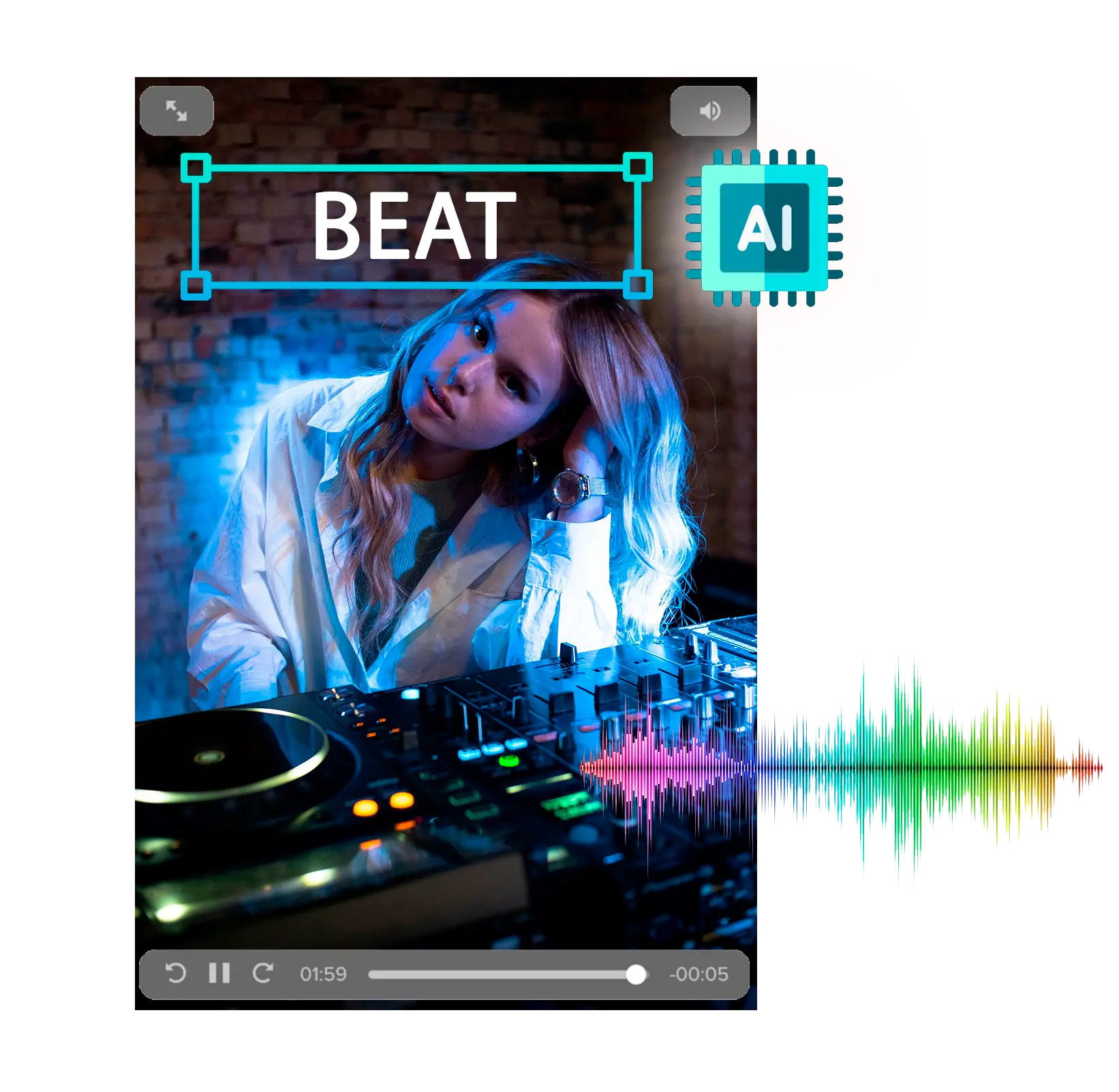 サウンド付きのビデオを生成.