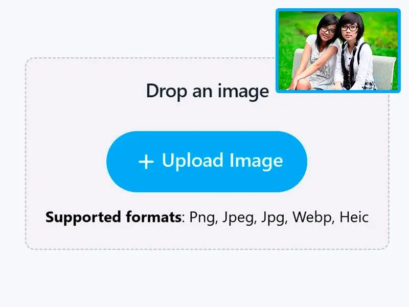 写真をアップロード.
