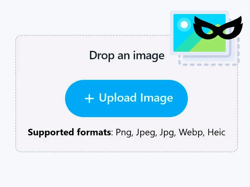 画像をアップロード。.