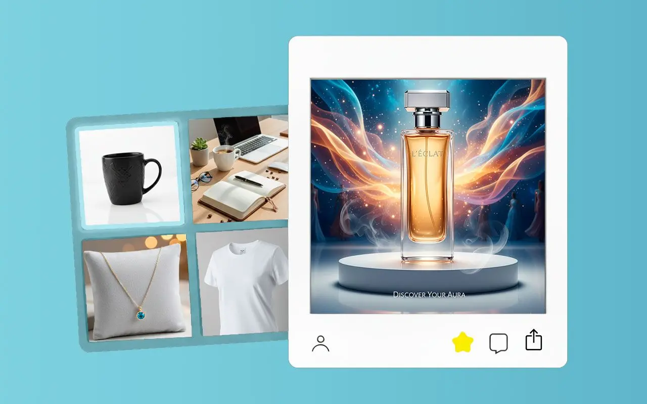 想像できるあらゆるものを創造: Eコマース写真.
