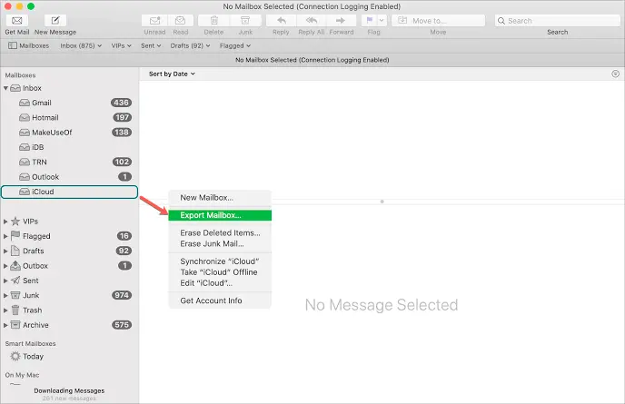 Macからメールをコピーする.