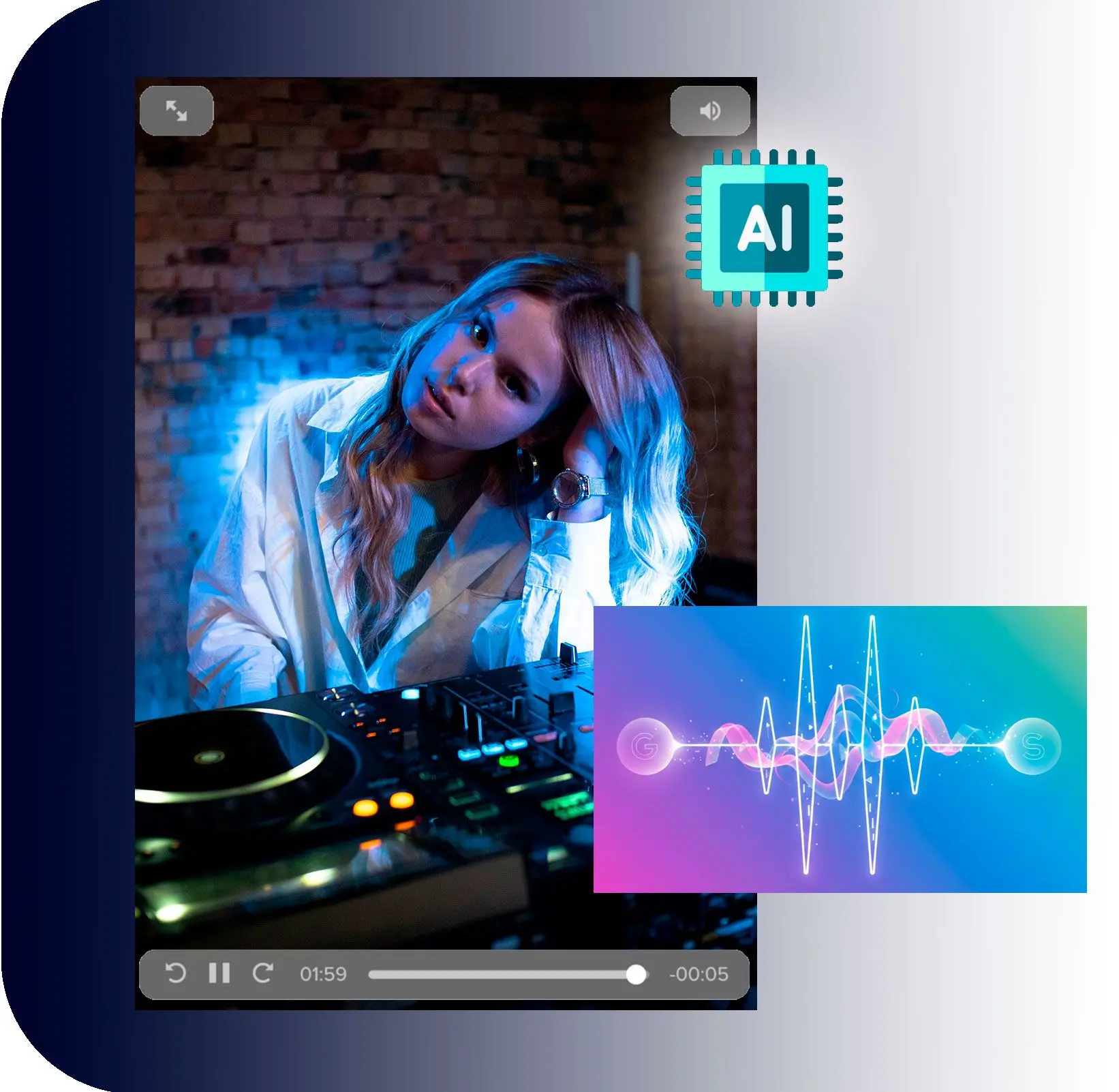 同期オーディオ生成.