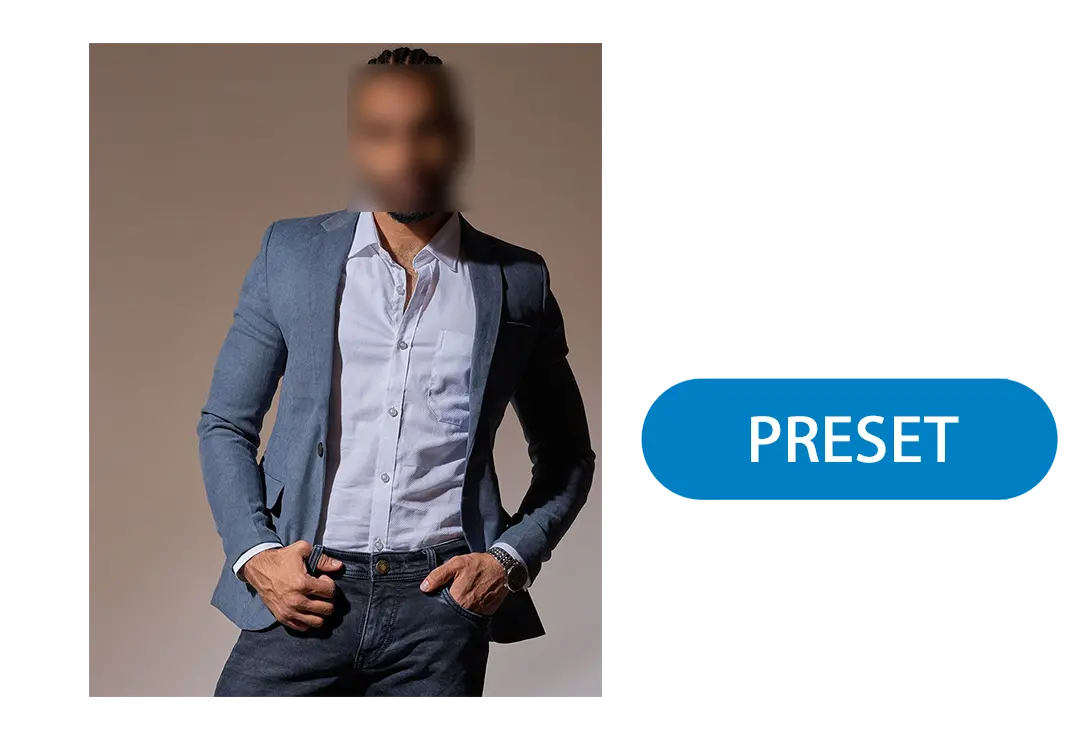 ターゲット服をアップロード.