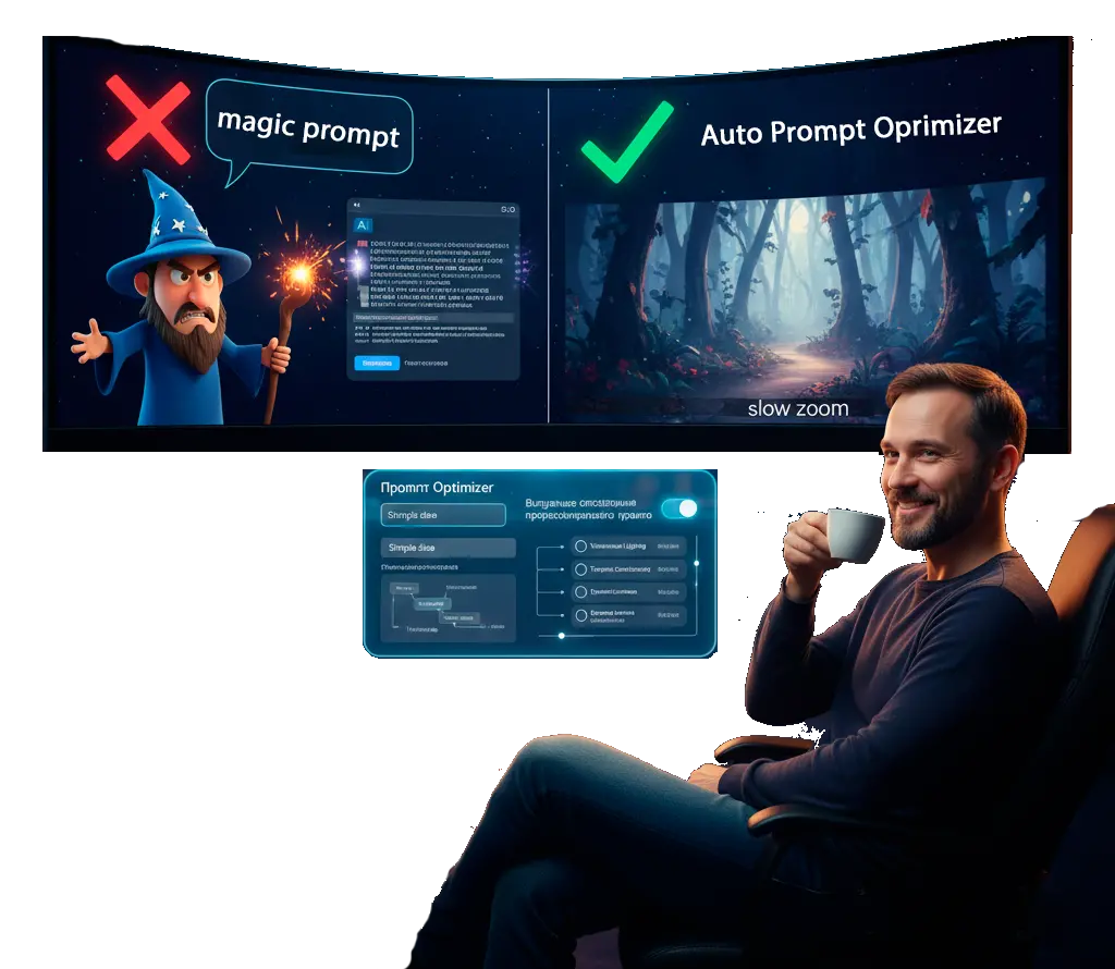 直感的なプロンプト.