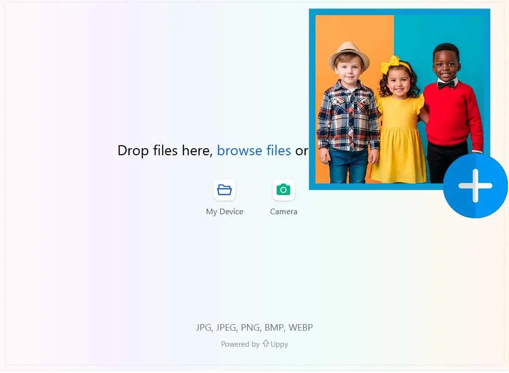 キャラクター画像をアップロード.