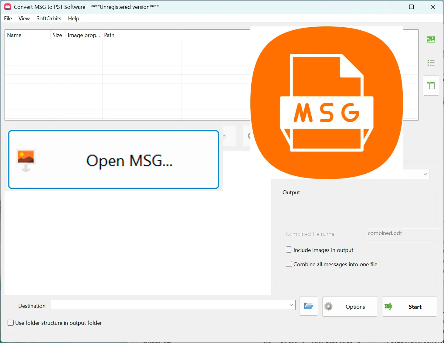 MSGファイルの追加.