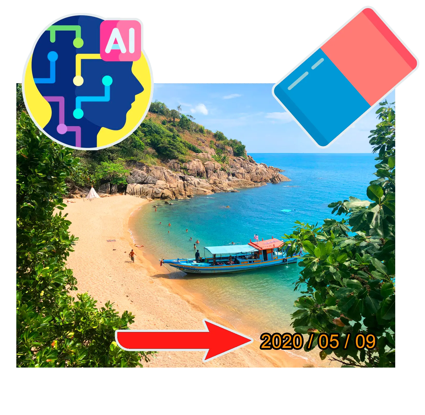 強力な AI ウォーターマーク検出.