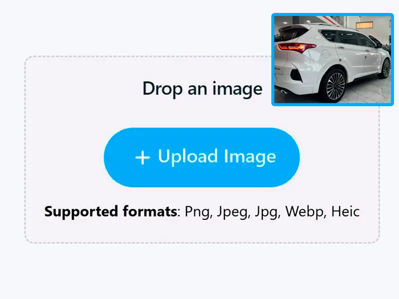 写真のアップロード.