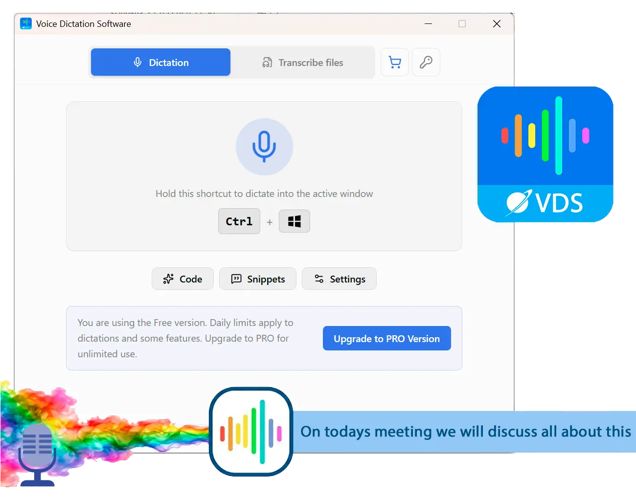 SayOnce - Voice Dictation Software スクリーンショット.
